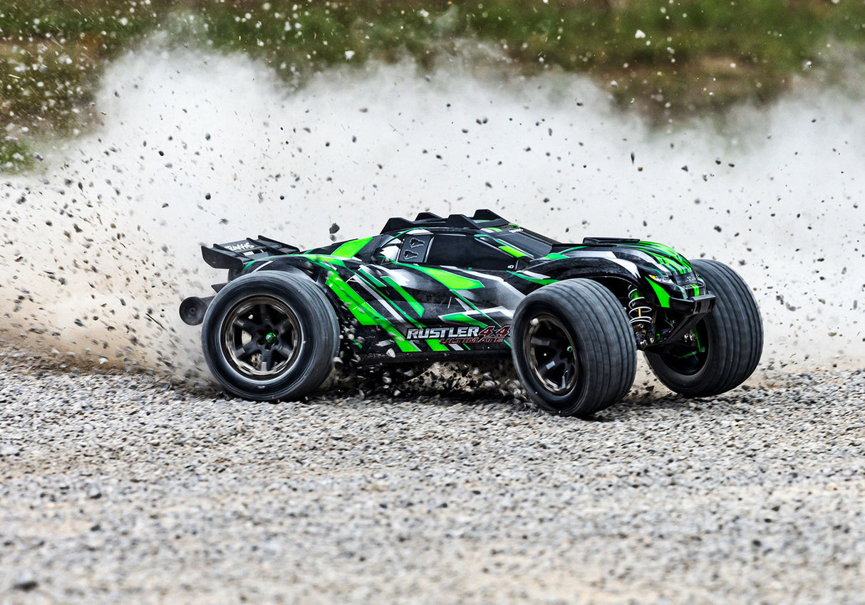 TRAXXAS 67097-4 RUSTLER VERT 4X4 VXL ULTIMATE BRUSHLESS RTR