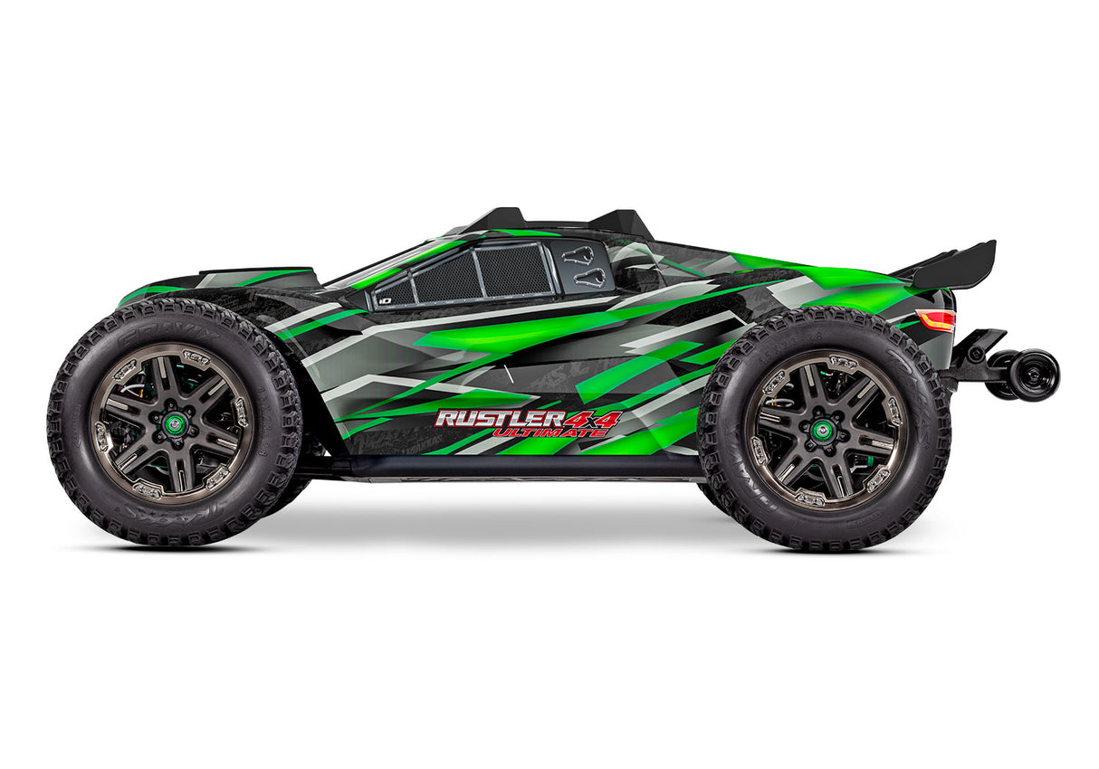 TRAXXAS 67097-4 RUSTLER VERT 4X4 VXL ULTIMATE BRUSHLESS RTR