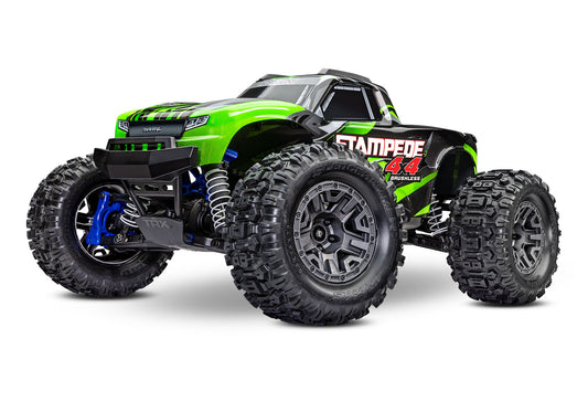 Traxxas 67154-4 GREEN Stampede 4X4 BL-2s: 1/10 Scale 4WD Monster Truck