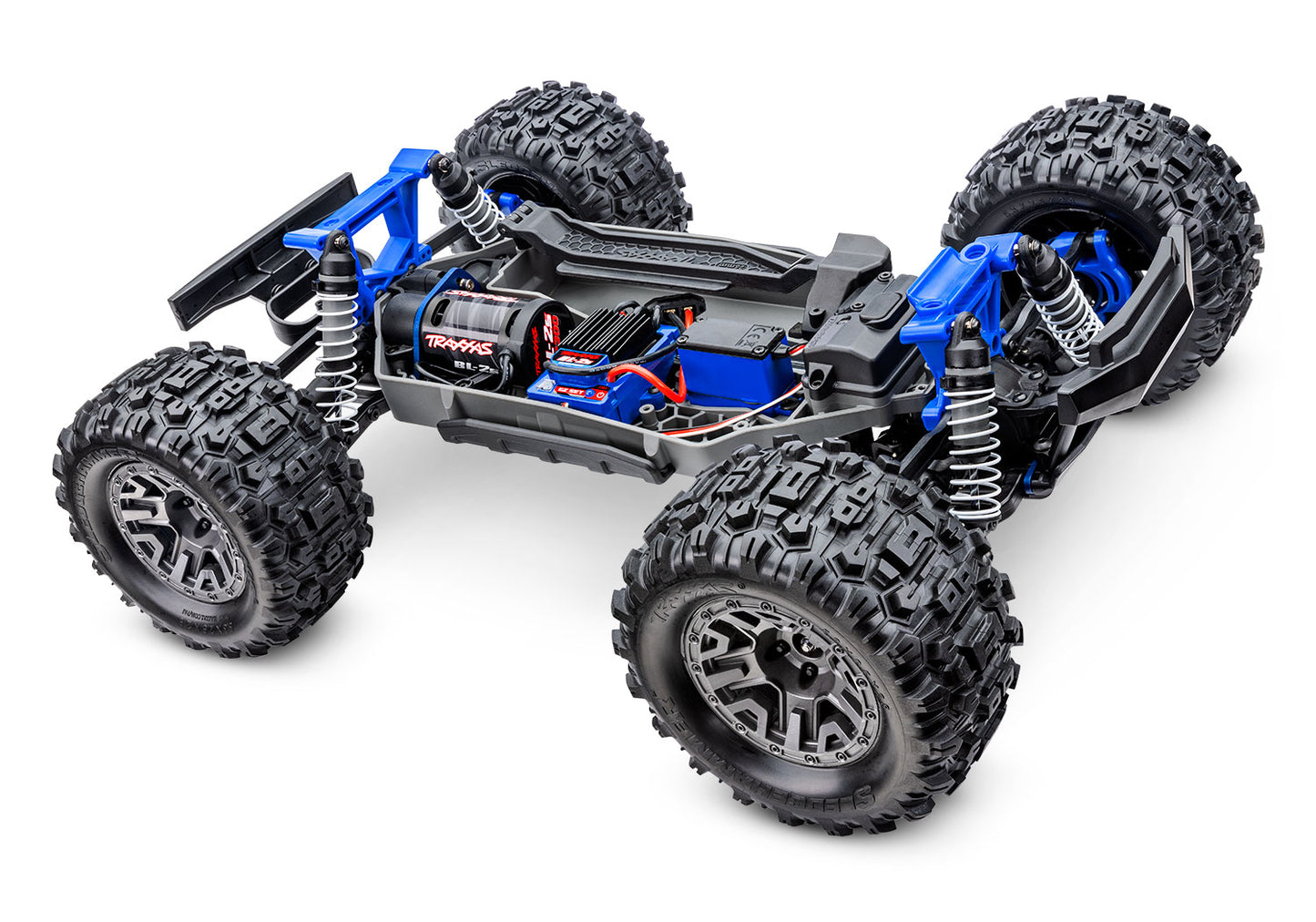 Traxxas 67154-4 BLUE Stampede 4X4 BL-2s: 1/10 Scale 4WD Monster Truck