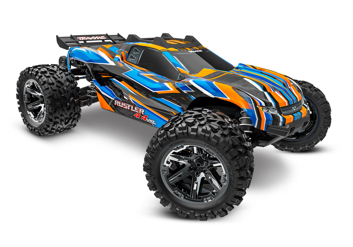 TRAXXAS 67376-4 ORNG Rustler 4X4 VXL