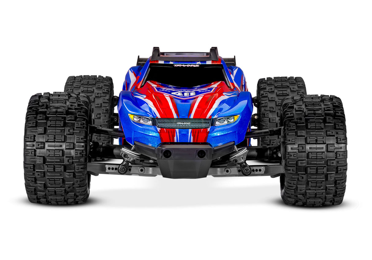 Traxxas Rustler® 67464-4-40TH 4x4 VX3 1/10 RTR 4WD Brushless Stadium Truck w/VX3 ESC, TQi™ Sport 2.4GHz Radio & TSM®