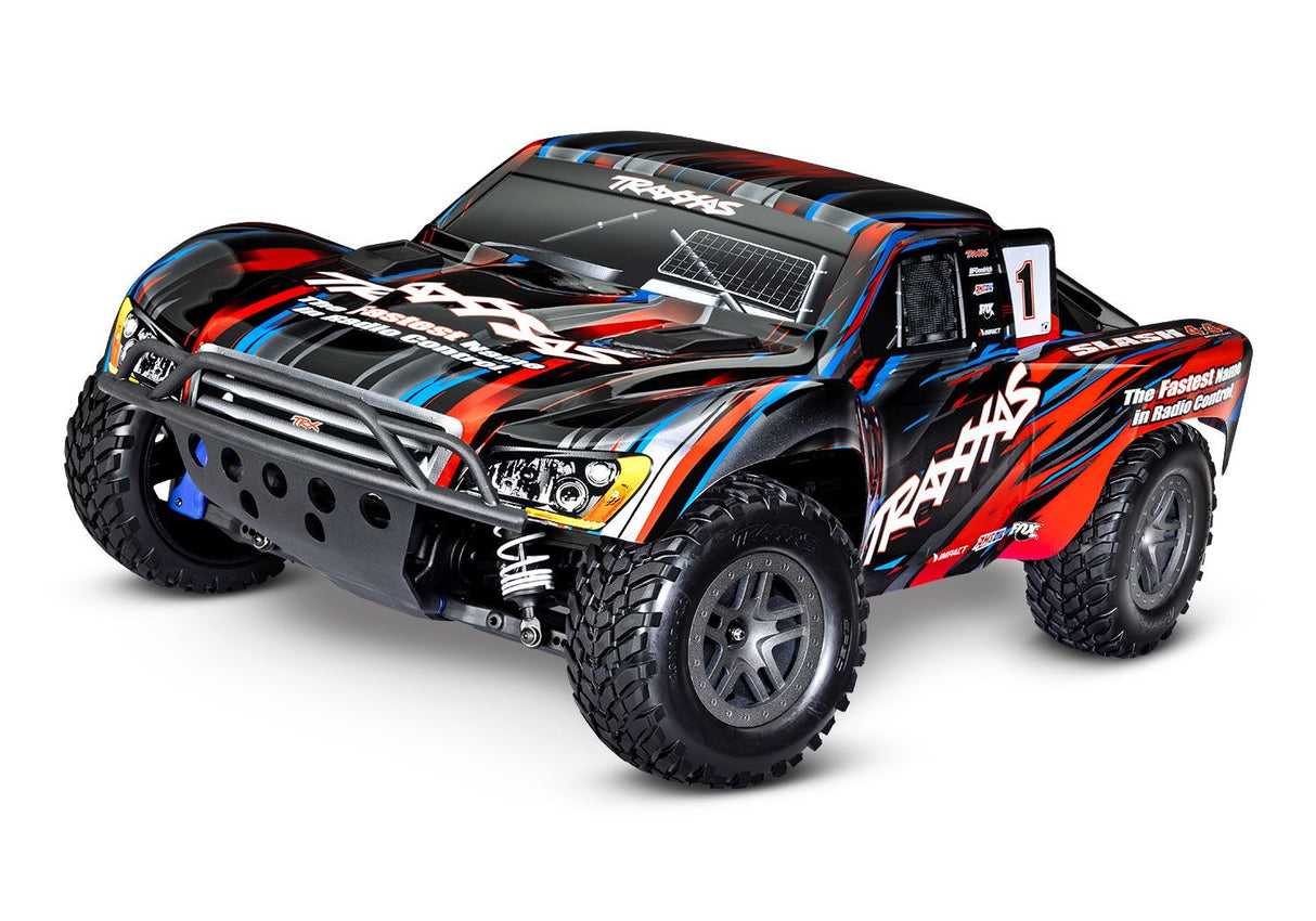 TRAXXAS 68154-4 RED Slash 4X4 BL-2s