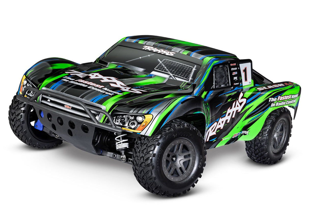 TRAXXAS 68154-4 GREEN Slash 4X4 BL-2s