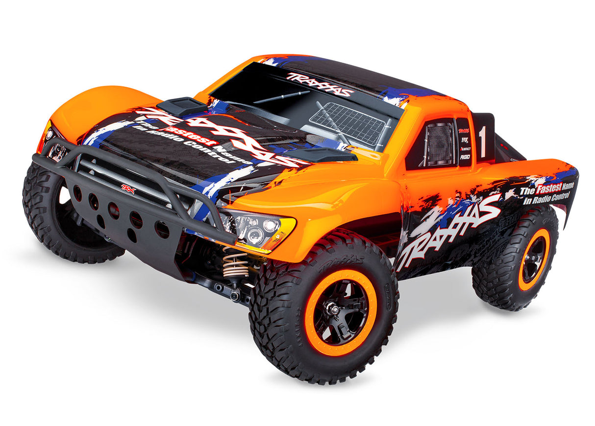 TRAXXAS 68286-4 ORANGE Slash 4X4 VXL W/ NEW CLIPLESS BODY