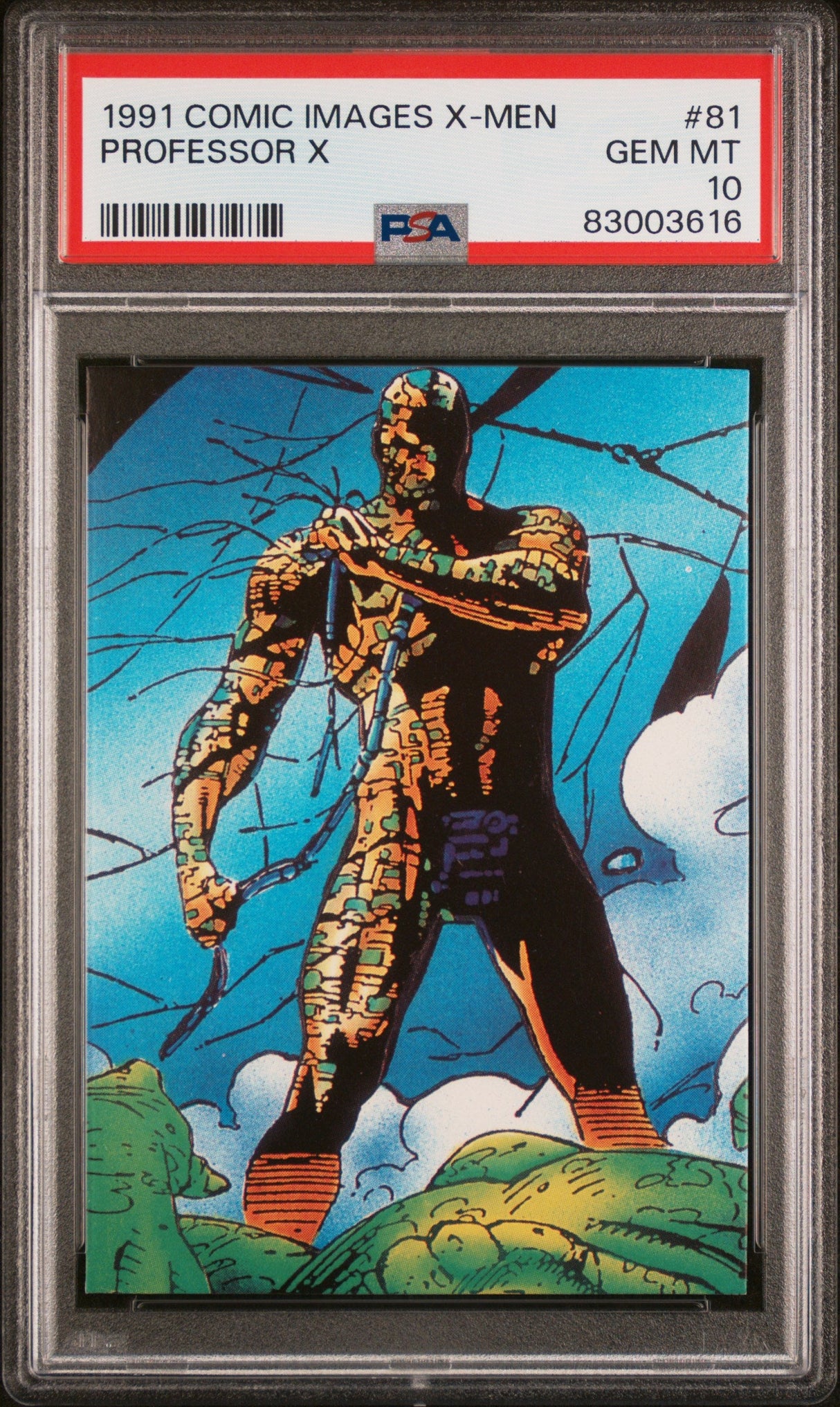 1991 COMIC IMAGES X-MEN PROFESSOR X #81 - PSA 10