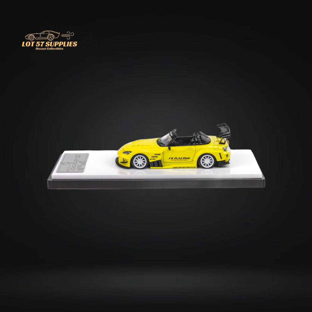 Microturbo Honda S2000 JS Racing Indy Yellow Pearl 1:64