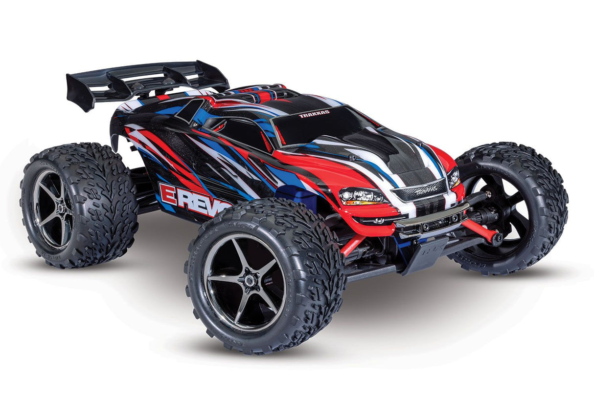 Traxxas 71054-8 ROUGE 1/16 E-REVO RTR 4WD CAMION MONSTRE ÉLECTRIQUE