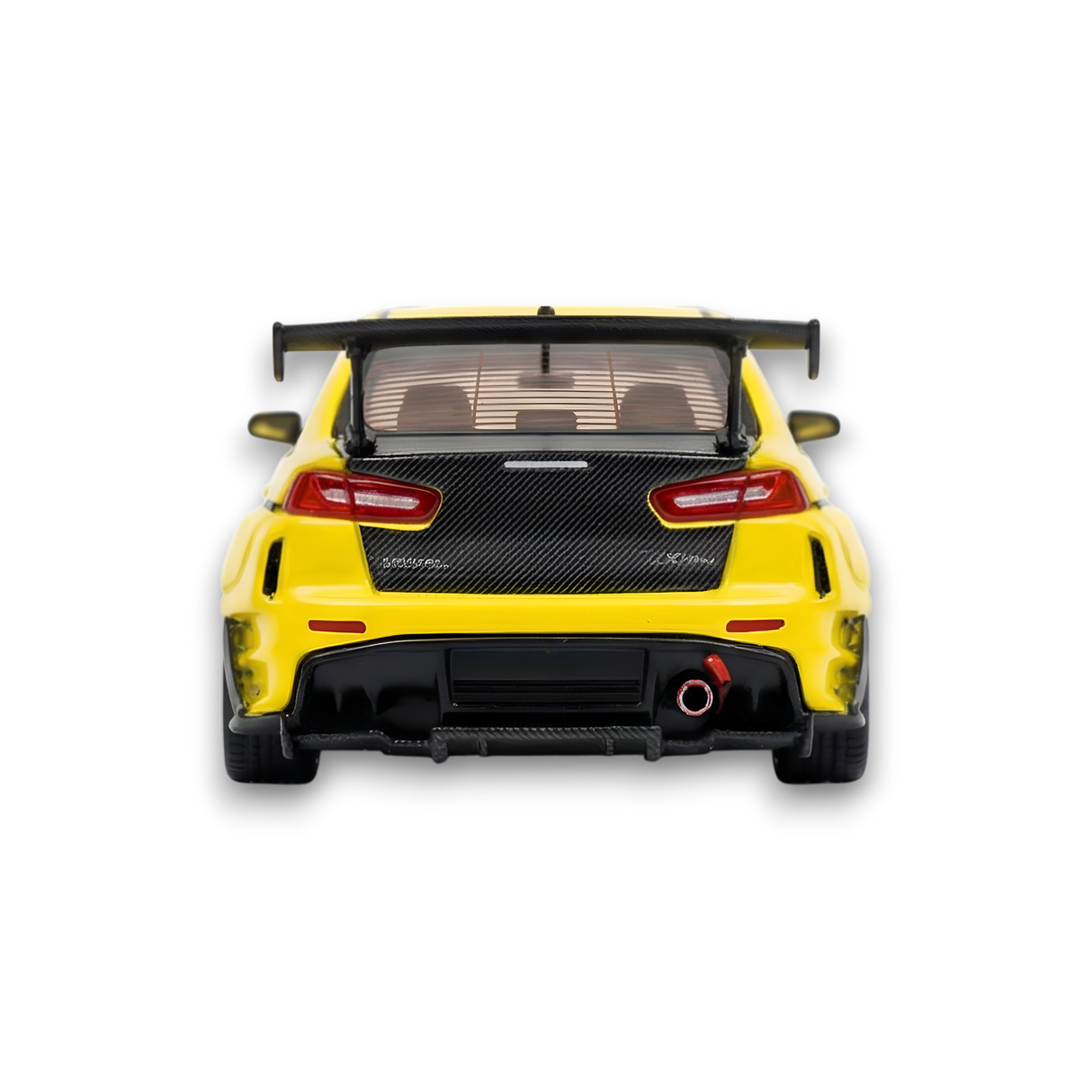404ERROR Mitsubishi Evolution X Varis Widebody Yellow 1:64