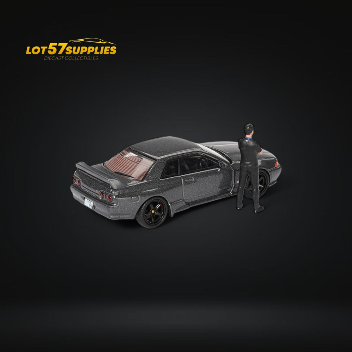 Mini-GT Nissan Skyline R32 Nismo Gunmetal 1:64