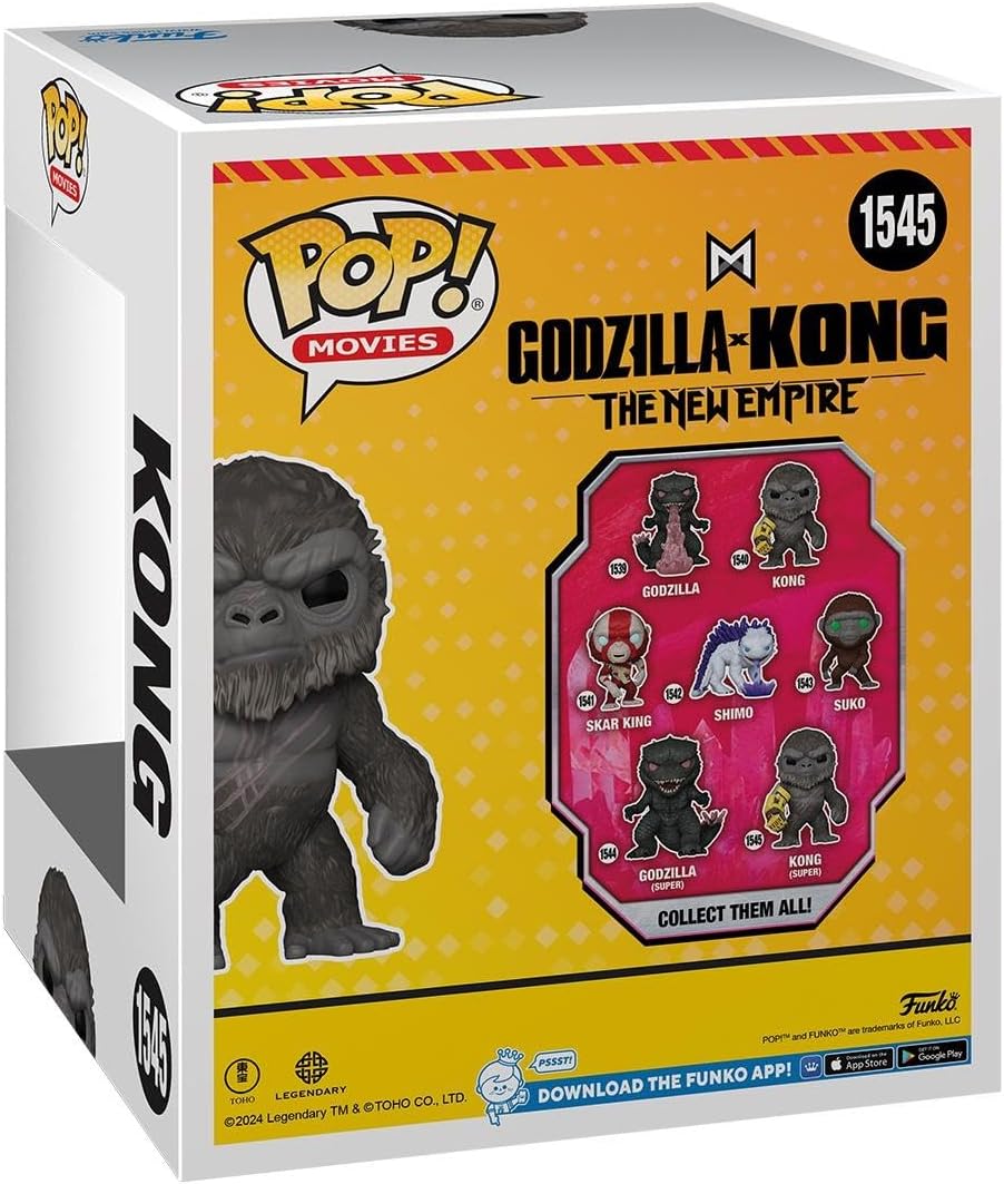 Funko Pop! 1545 Super: Godzillla x Kong: The New Empire Kong with Mechanical Arm