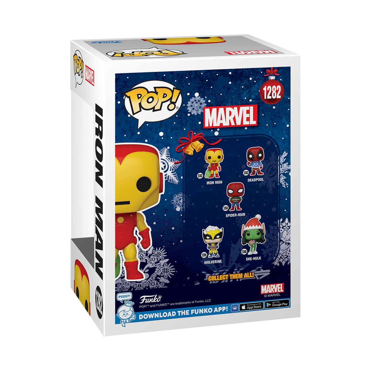POP! Marvel: Holiday - Iron Man w/ Bag