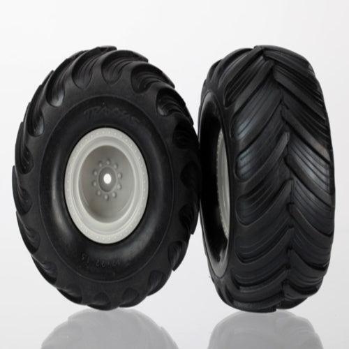 Traxxas 7265 Monster Jam Replica Pre-Mounted Tire & Wheel Set Grave Digger