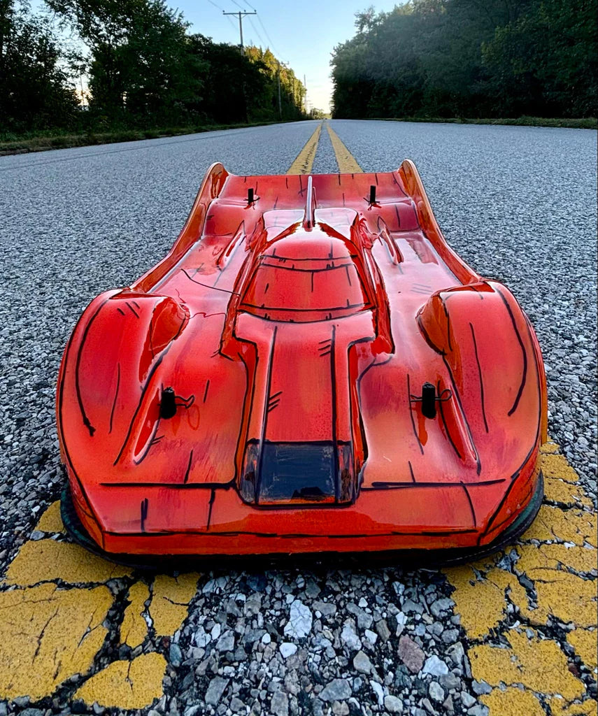 DELTA PLASTIKS 8522 - R18 DOME 1/7 SCALE CLEAR RC CAR BODY