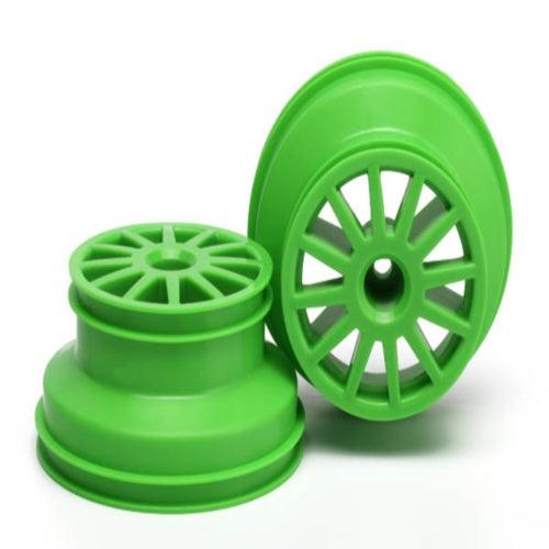 Traxxas 7472X Wheels (Green) (2) Rally