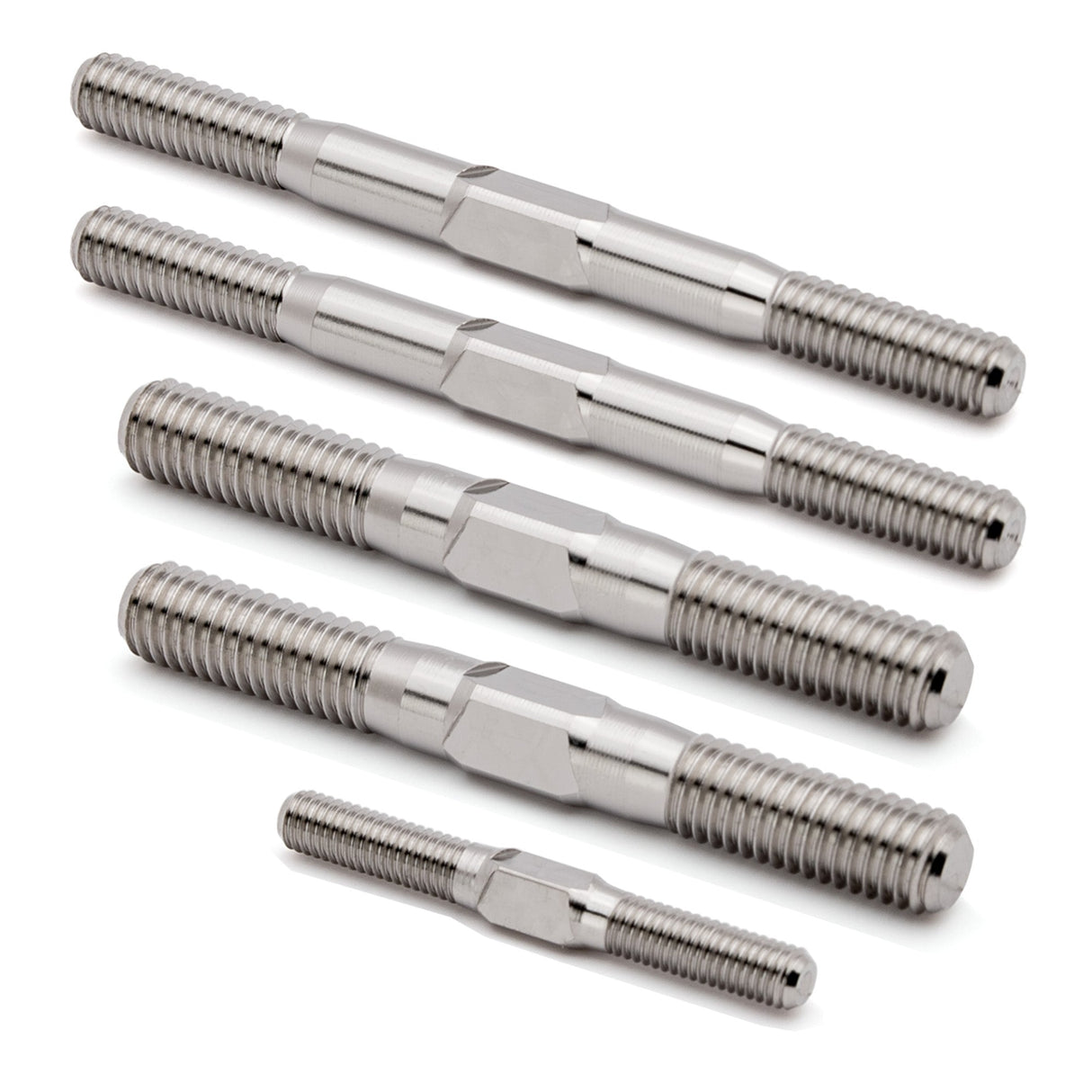 1up Racing Pro Duty Titanium Turnbuckle Set - AE RC8B4.1E/4.2E