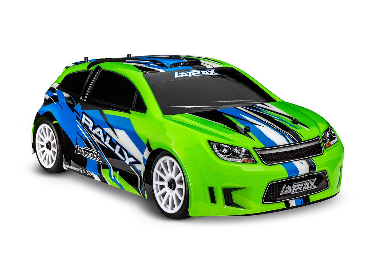 TRAXXAS 75054-5 1/18 LATRAX RALLY VERDE, AZUL Y NEGRO