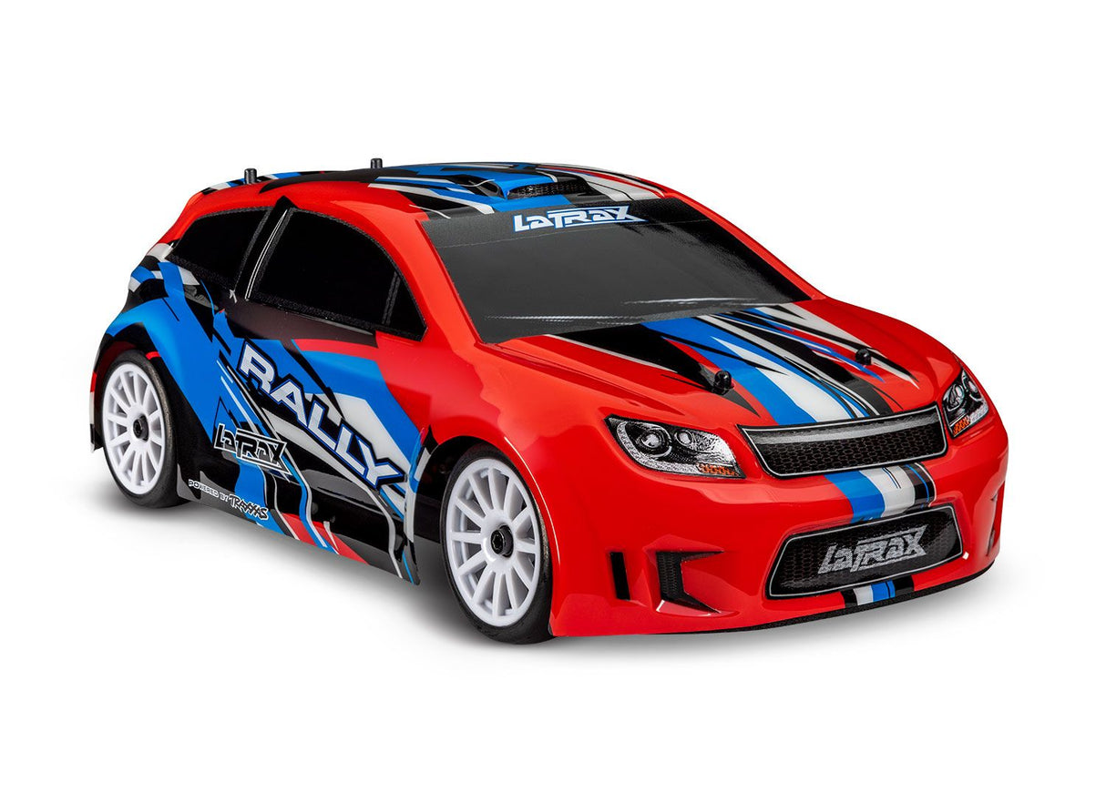TRAXXAS 75054-5 1/18 LATRAX RALLY CAR RED & BLUE