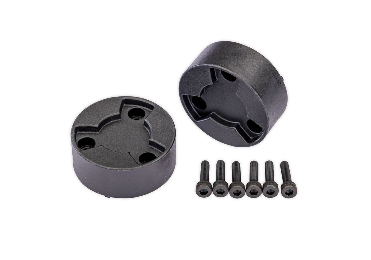Traxxas 7626 X-Truck Black Center Caps