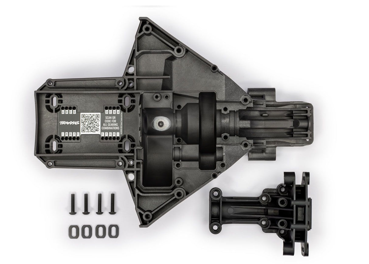 Traxxas 7727A X-Maxx Rear Upper and Lower Bulkhead