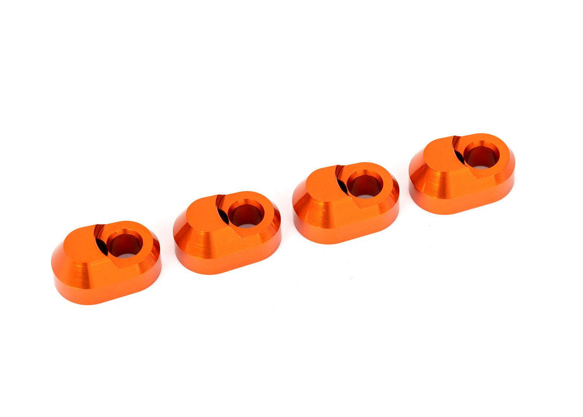 Traxxas 7743-ORNG Orange Aluminum Suspension Pin Retainers (4)