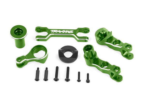 Traxxas 7746-GRN X-Maxx® Aluminum Steering Bellcrank Set (Green)