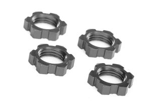 Traxxas 7758-GRAY X-Maxx 17mm Splined Wheel Nut (GRAY) (4)