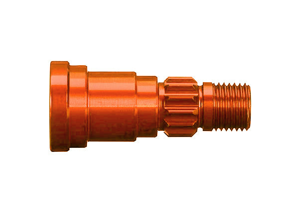 TRAXXAS 7768T MUÑÓN DE EJE ALUMINIO NARANJA