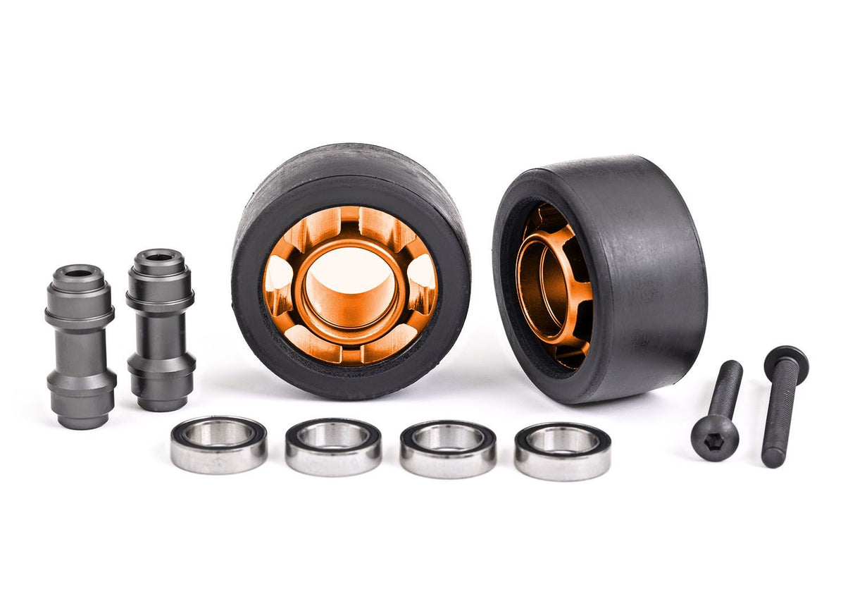 Traxxas 7775T WHEELS WHEELIE BAR ORANGE