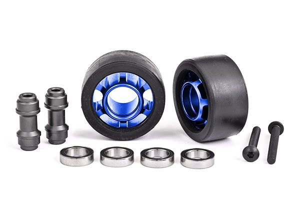 Traxxas 7775X WHEELS WHEELIE BAR BLUE