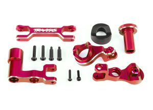 TRAXXAS 7843-RED STEERING BELLCRANKS ALUM RED