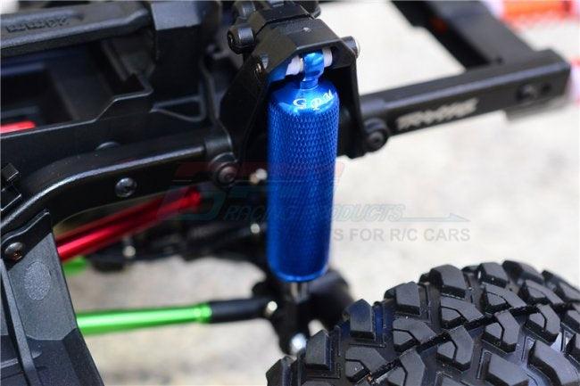 GPM ALUMINUM F / R INTERNAL SHOCKS RETICULATED PATTERN TRAXXAS TRX-4 BLACK