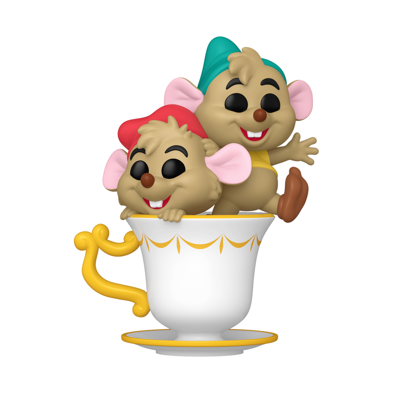 (PRE-ORDER) POP Disney: Cinderellas 75th- JAQ & GUS GUS in cup