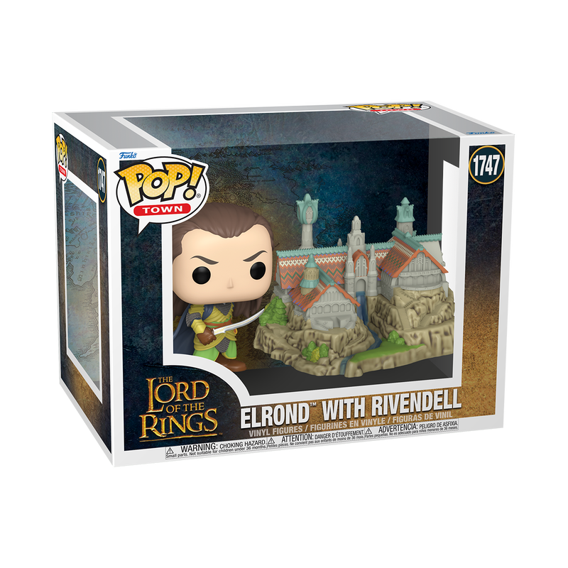 (PRE-ORDER) POP! Town: LOTR S8 - Elrond & Rivendell