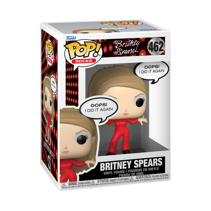 (PRE-ORDER) POP! Sayings: Britney Spears- Oops, I Did it Again