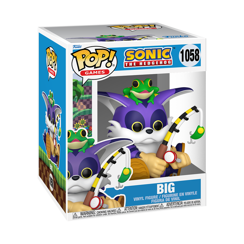 (PRE-ORDER) POP! Super: Sonic- Big the Cat w/Froggy