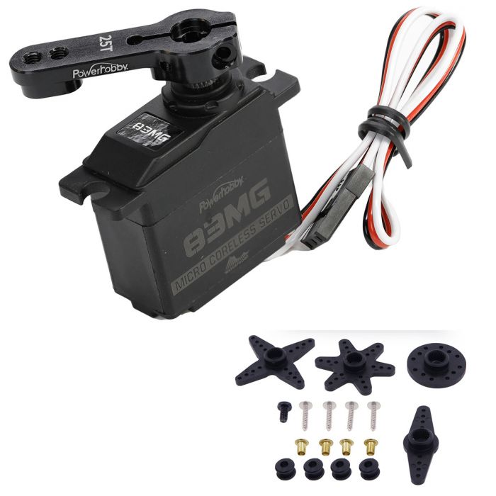 Powerhobby PHB83MG 83MG Mini servo étanche pour Traxxas 1/16 e-revo Slash