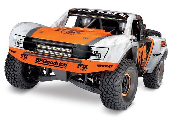 Traxxas 85086-4-FOX Unlimited Desert Racer UDR 6S RTR 4WD Race Truck (Fox) w/LED Lights & TQi 2.4GHz Radio