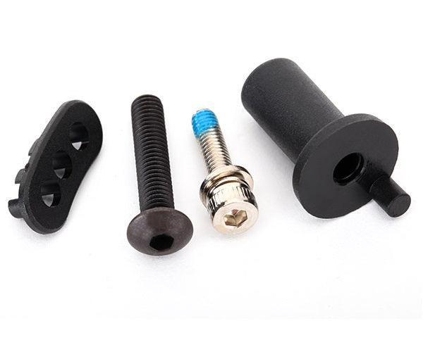 Traxxas 8661 Motor mount hinge post w/ split and flat washer E-Revo VXL BL