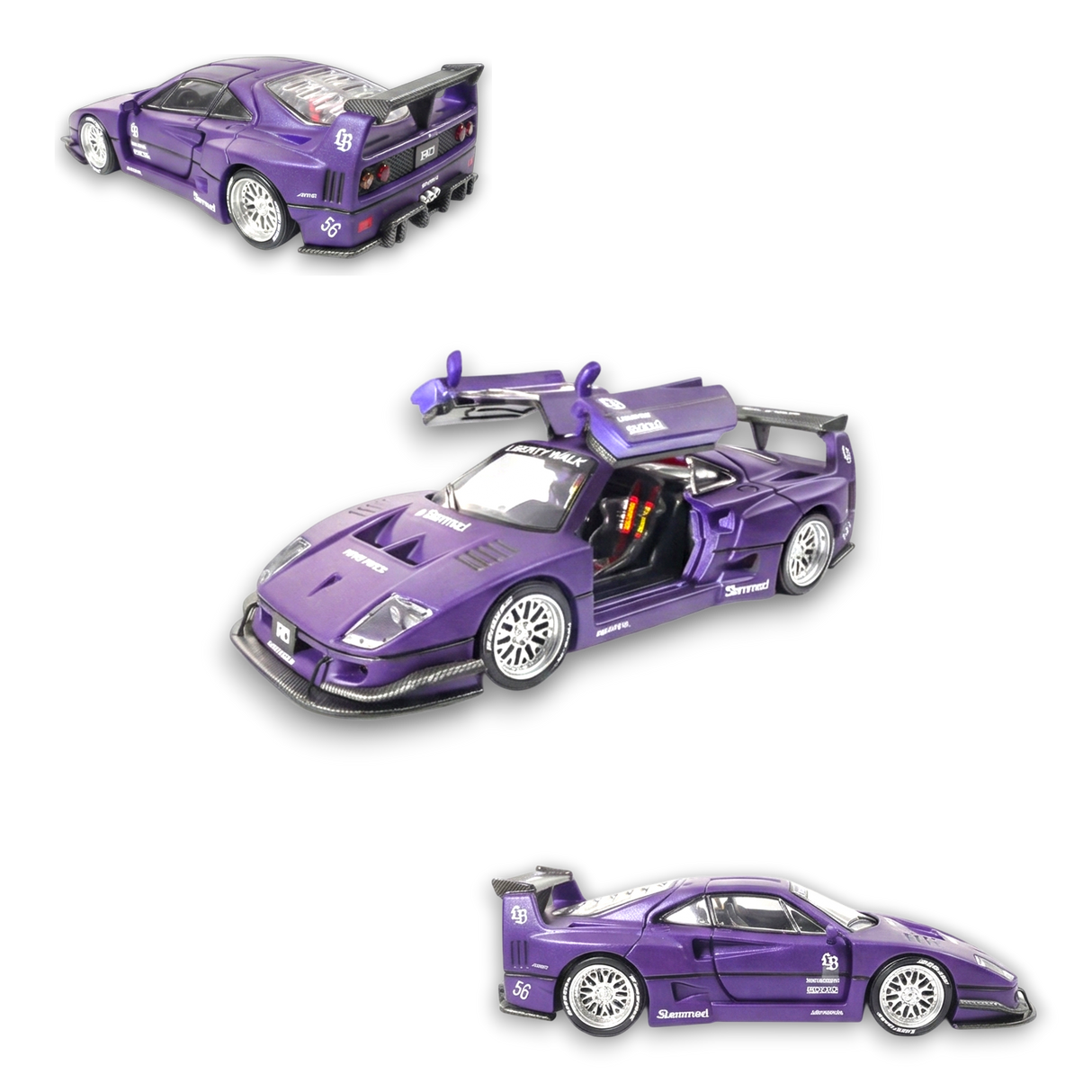 Demon King Auto F40 Royal Purple 1:64