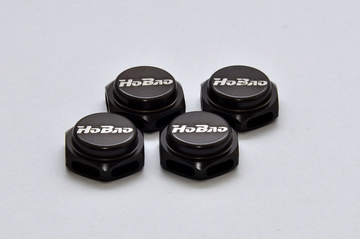 Hobao 87230H TUERCA DE RUEDA CON TAPA 17 mm (REVESTIMIENTO HAED), 4 PIEZAS / PASO 1,25 mm