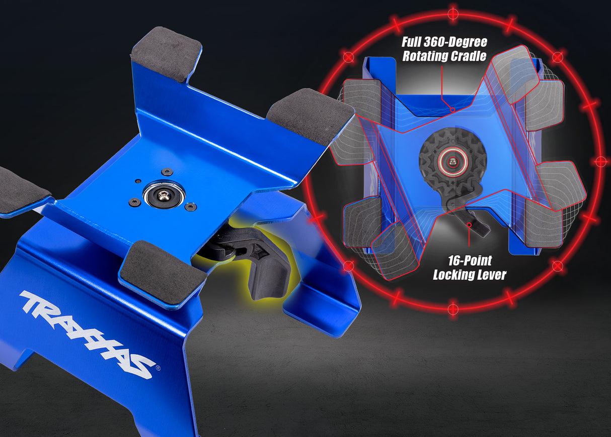 Soporte para coche/camión RC Traxxas 8796 AZUL montado