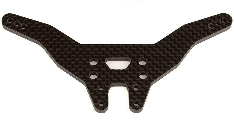 Associated 71137 RC10T6.2 Rear Shock Tower Gull Wing Carbon Fiber