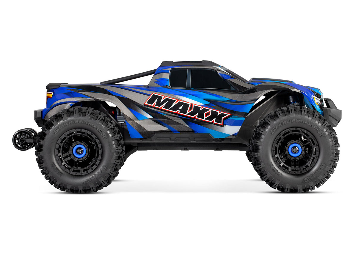 Traxxas 89086-4 Azul El más nuevo MAXX con WideMAX