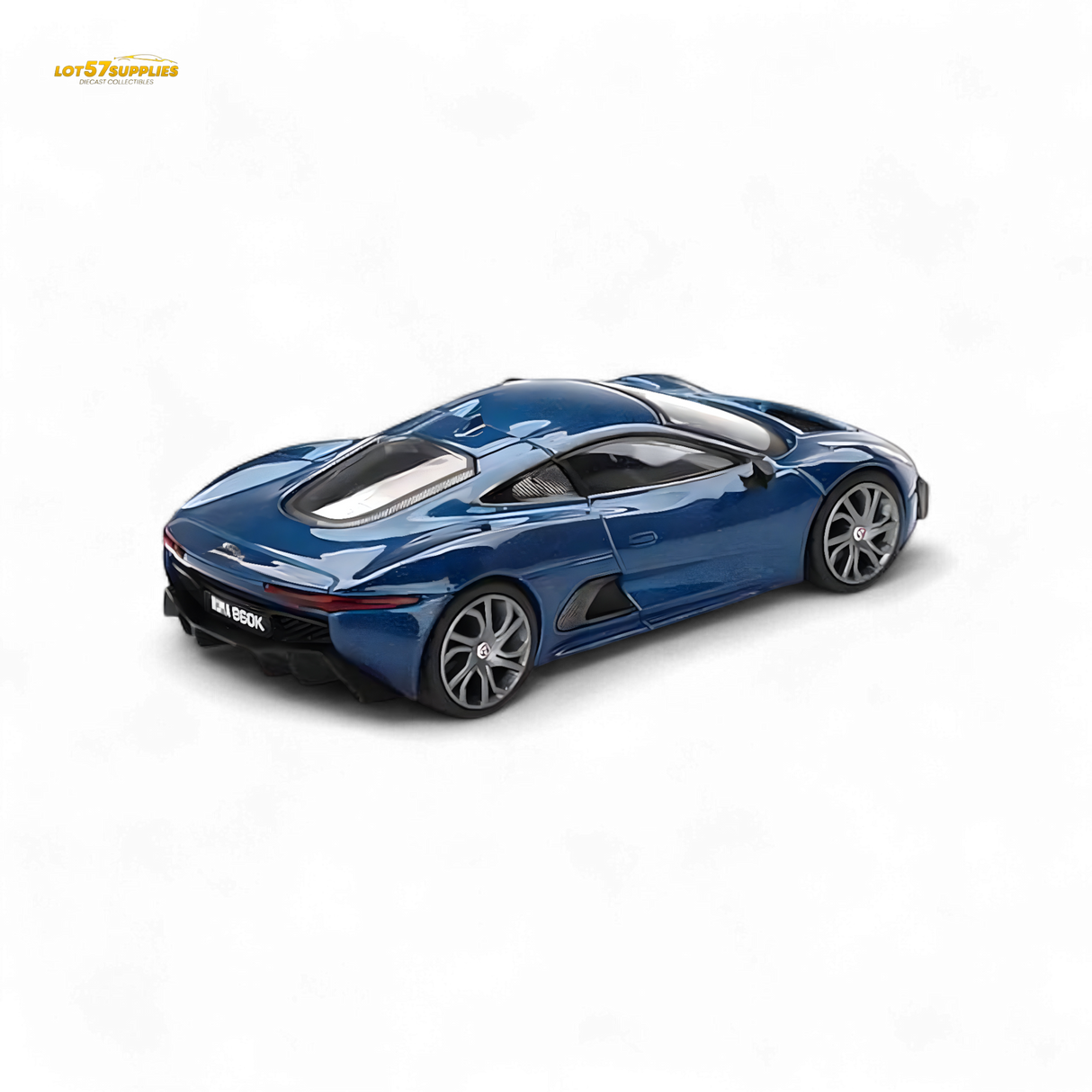 Mini-GT Jaguar C-X75 Blue 1:64
