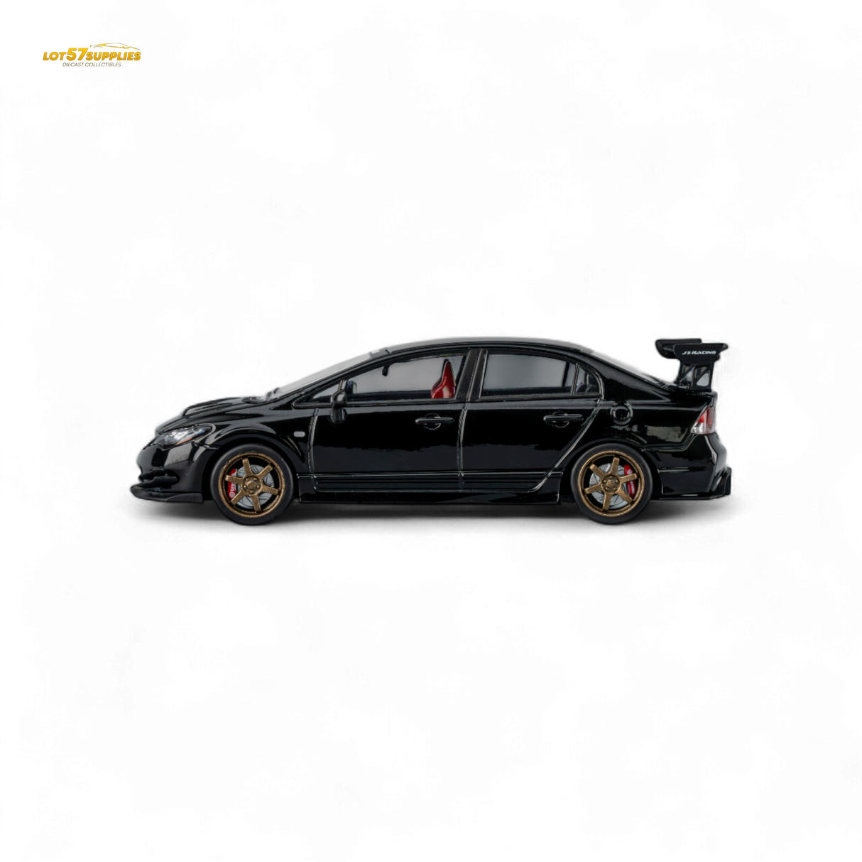 Microturbo FD2 J'S Racing Metallic Black 1:64