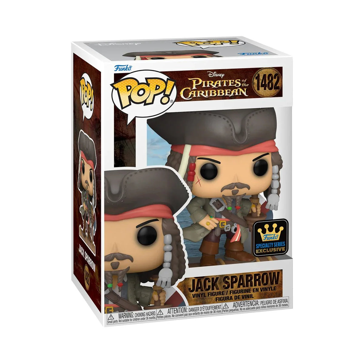 (PRE-ORDER) POP! Movies: Pirates of the Caribbean - Jack Sparrow (opening) (Specialty Series Exclusive)