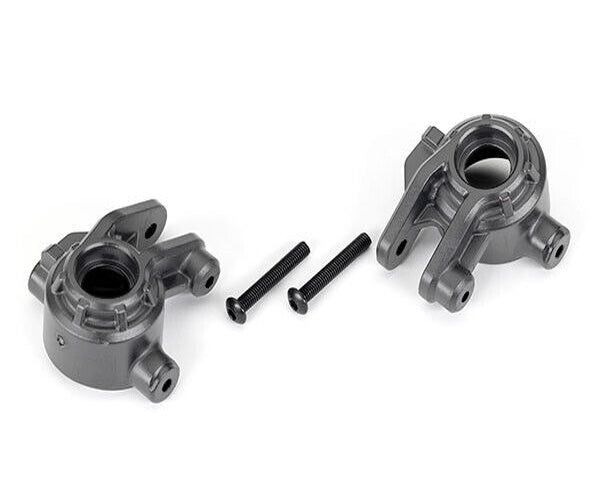 Traxxas 9050-GRAY Heavy Duty L/R Rear Sub Axle Carriers 4x4 Hoss/Rustler/Slash
