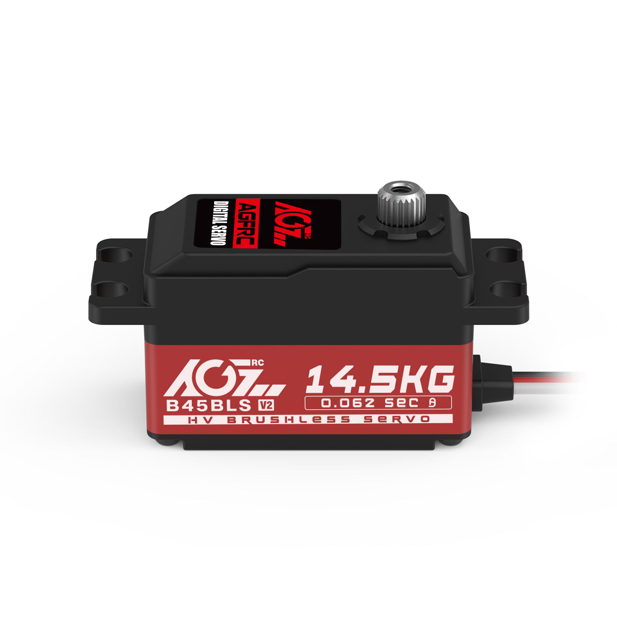 AGFRC B45BLS 48g HV 2BB Steel Gear 14.5KG 0.062Sec Brushless Low Profile Fast Speed Servo