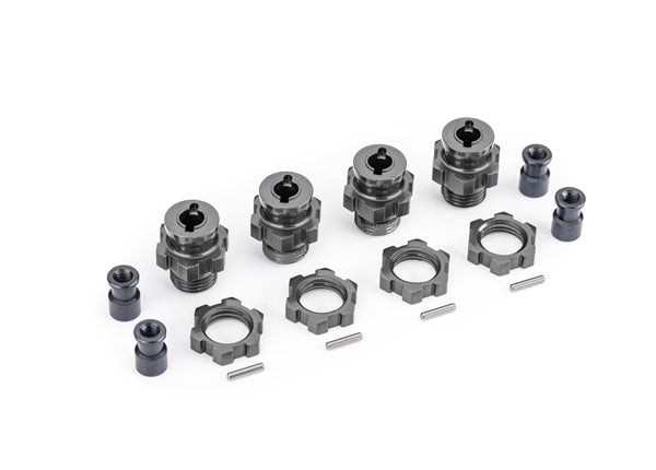 TRAXXAS 9086-GRAY 17MM WHEEL HUBS/NUTS HD